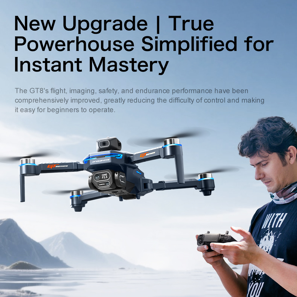 オリジナルGT8ドローン 8K HDデュアルカメラ搭載、障害 - Jjrc Drone X12 のレビューと価格