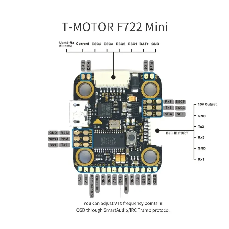 T-Motor MINI F7 FC & F45A ESC  - Betaflight Fc F7 のレビューと価格